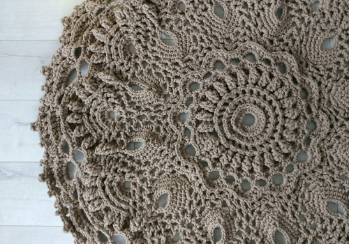 Aplicativo para aprender fazer tapete de crochê