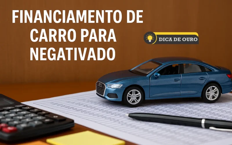 Financiamento de carro para negativado: guia completo - Dica de Ouro