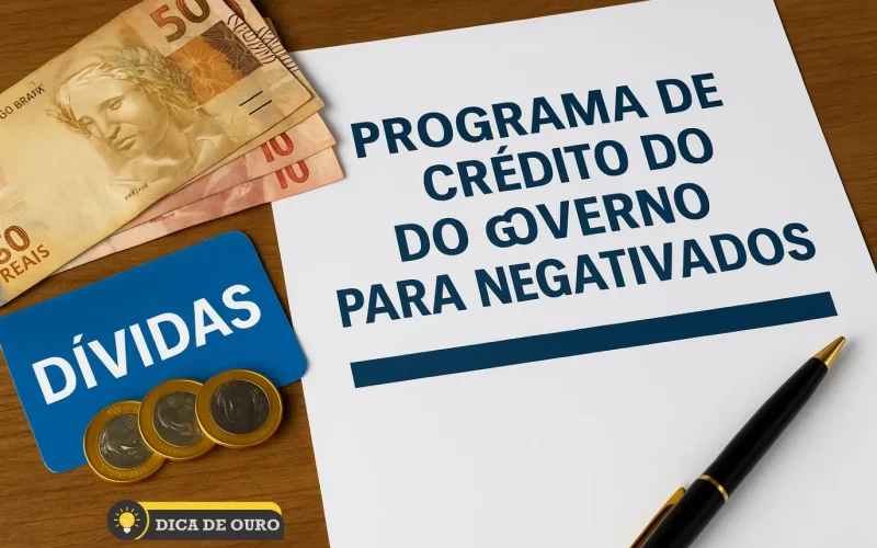 Programa de crédito do governo para negativados: veja as regras - Dica de Ouro